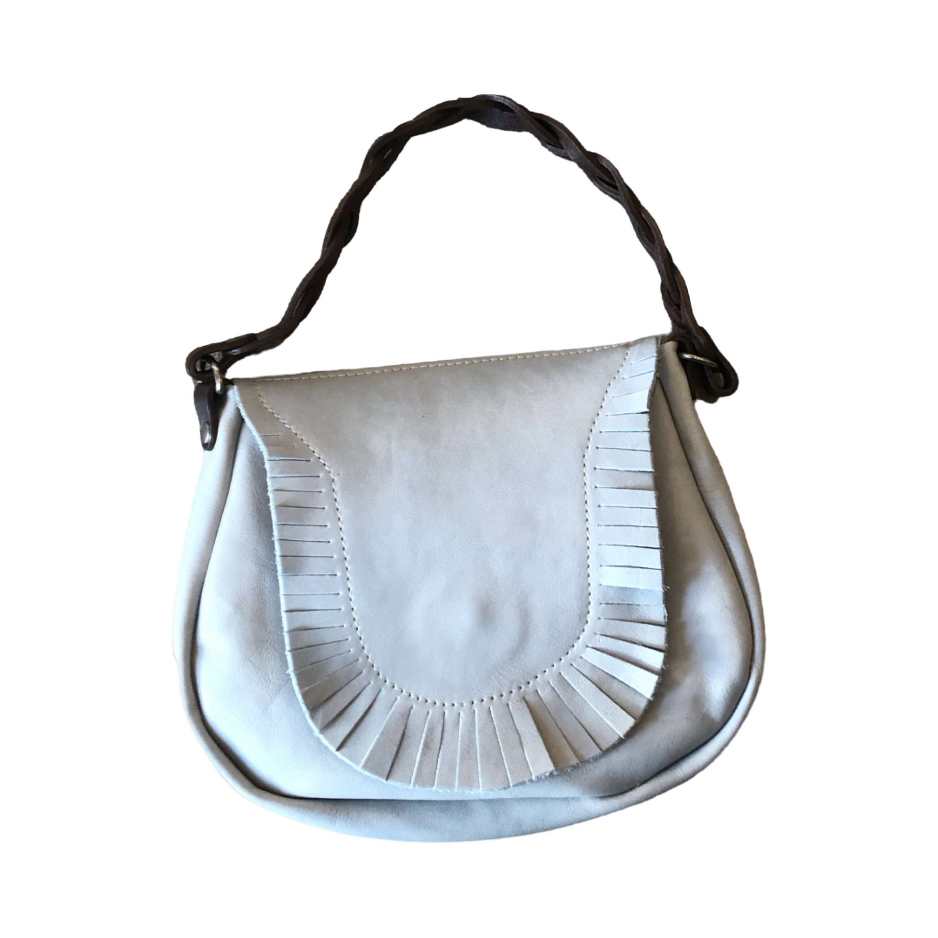 B17 fringe saddle bag