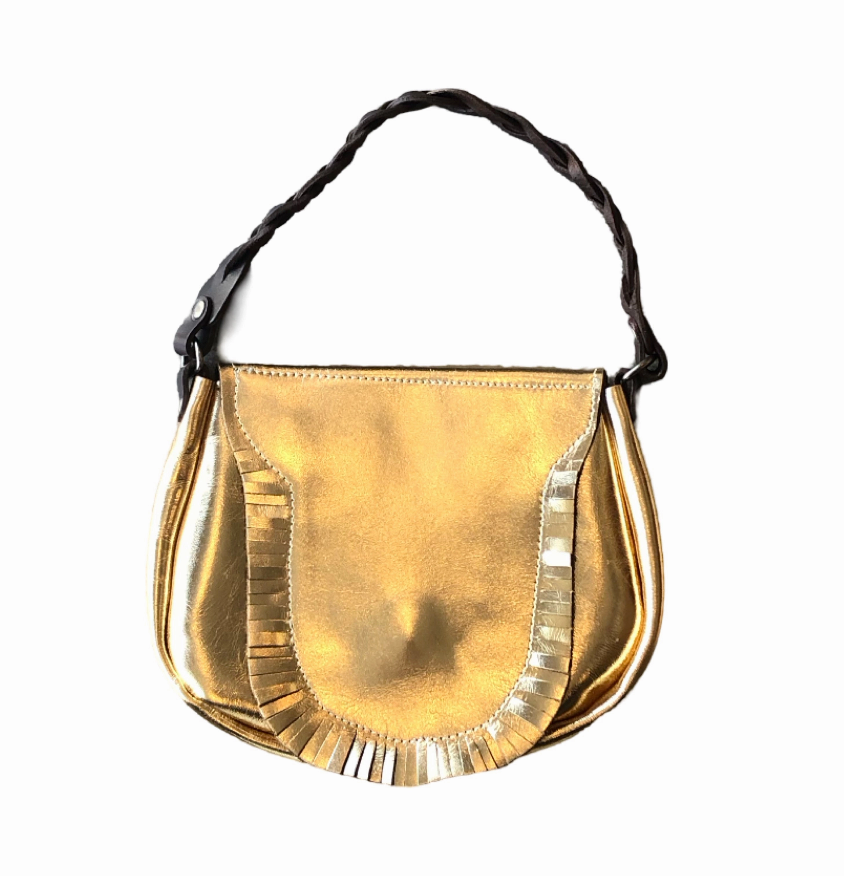 B17 fringe saddle bag