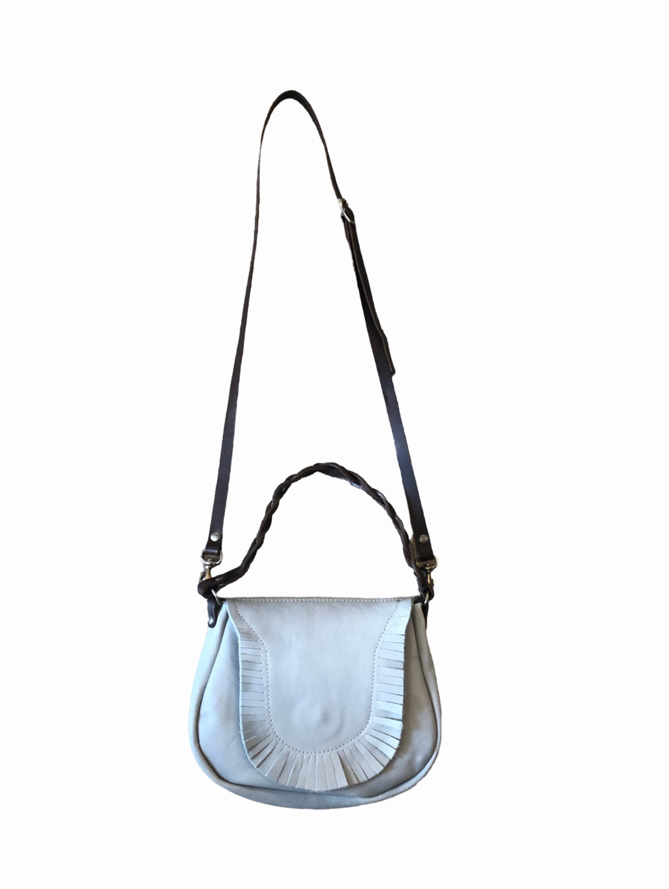 B17 fringe saddle bag
