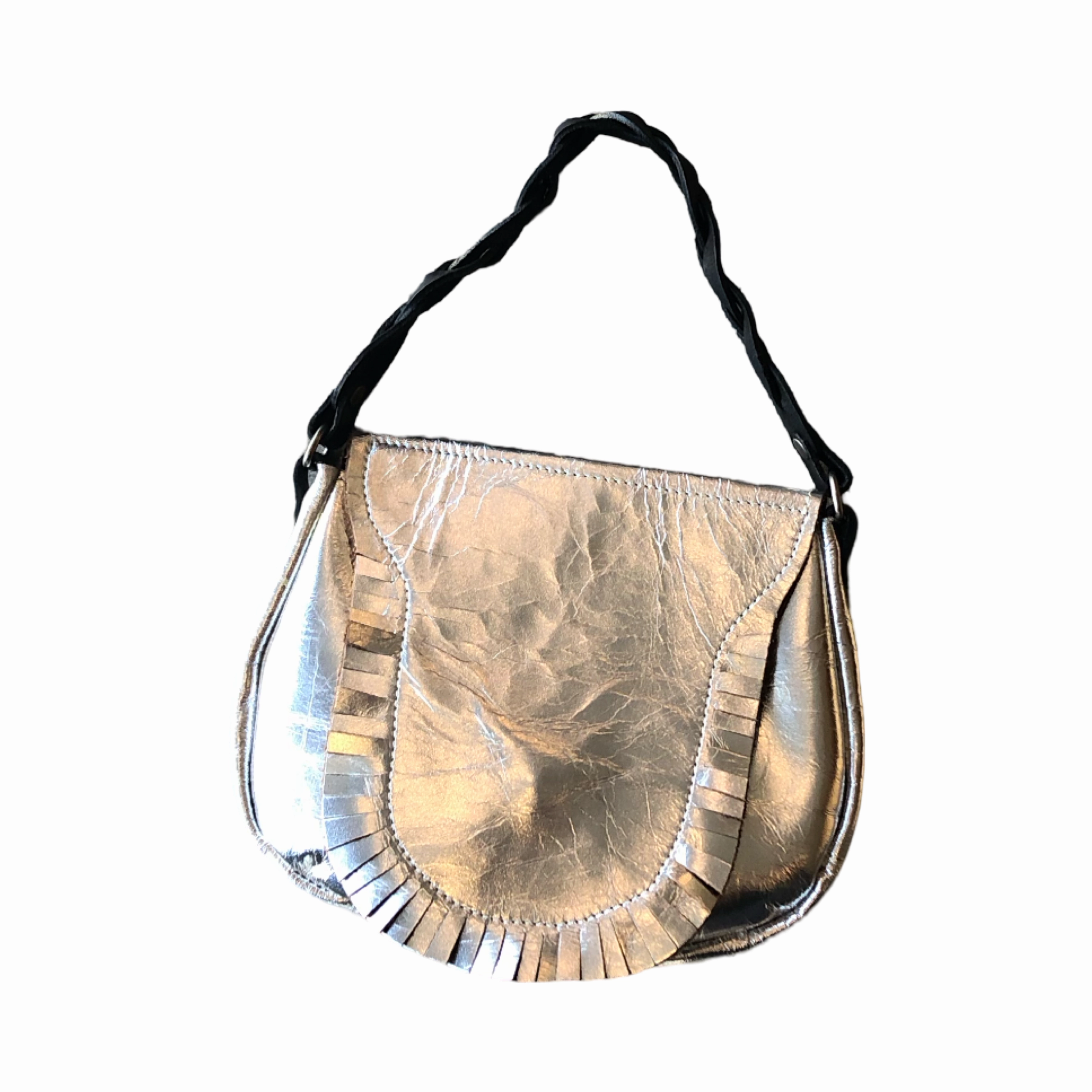 B17 fringe saddle bag