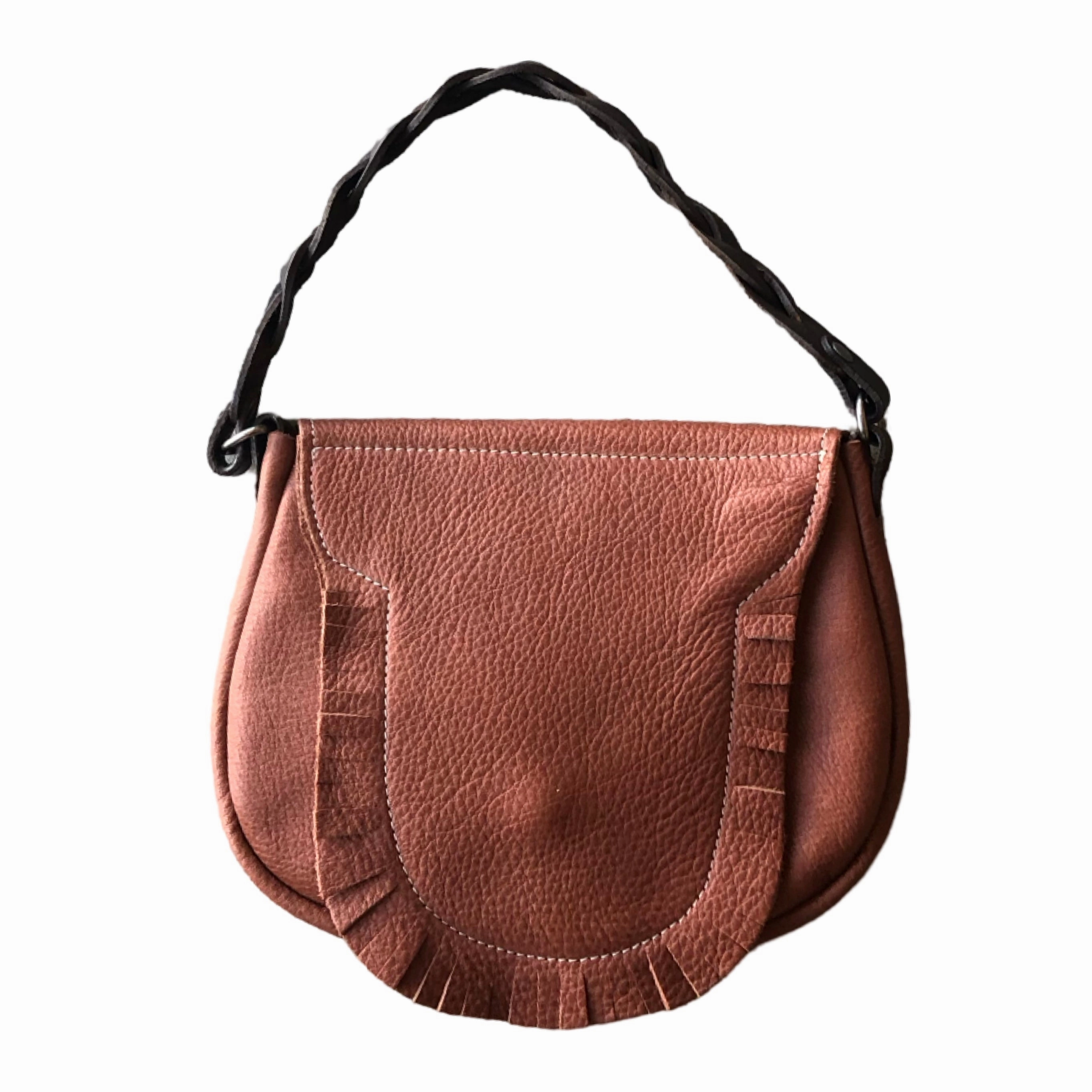 B17 fringe saddle bag