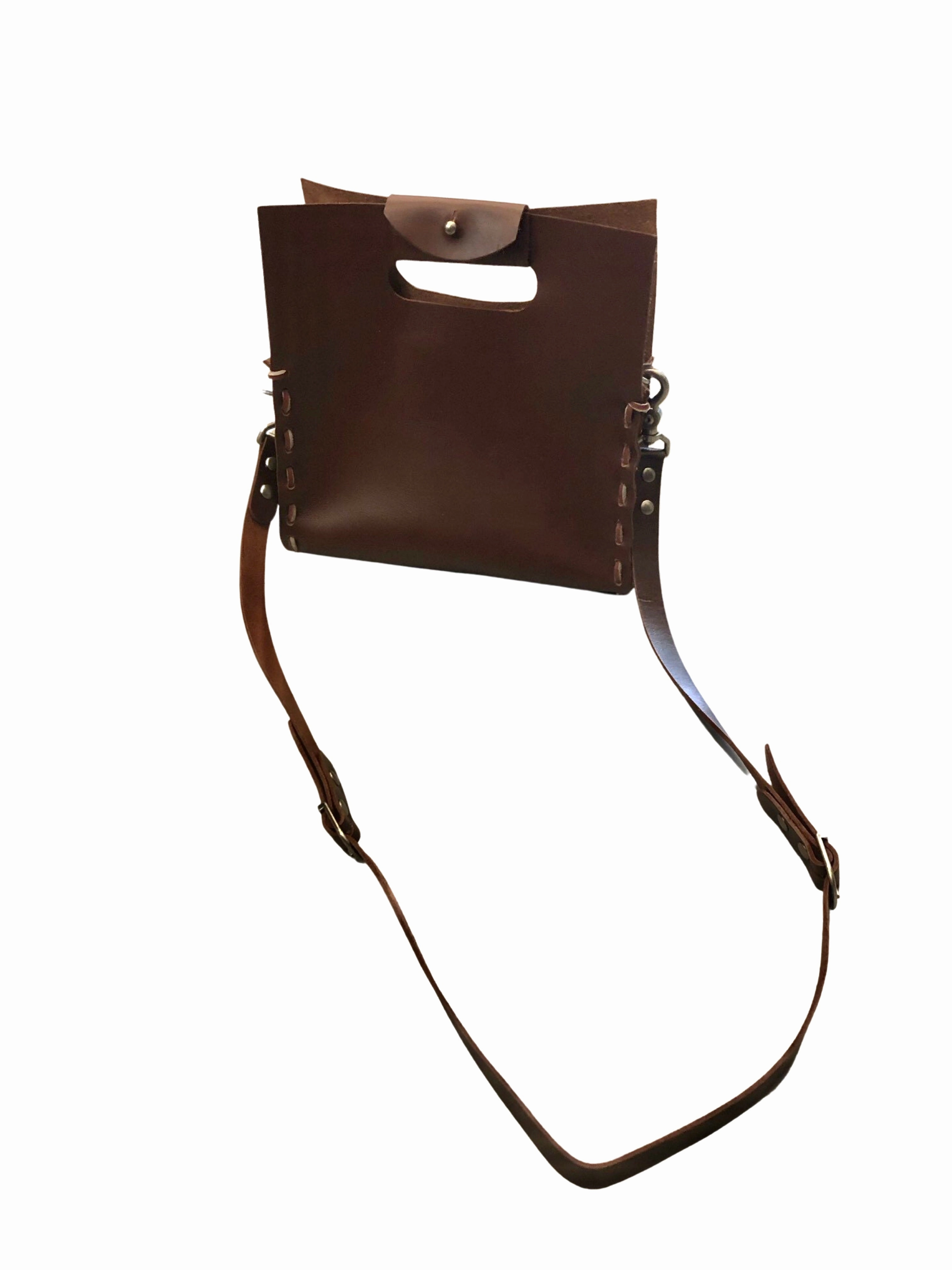B48 whipstitch clutch