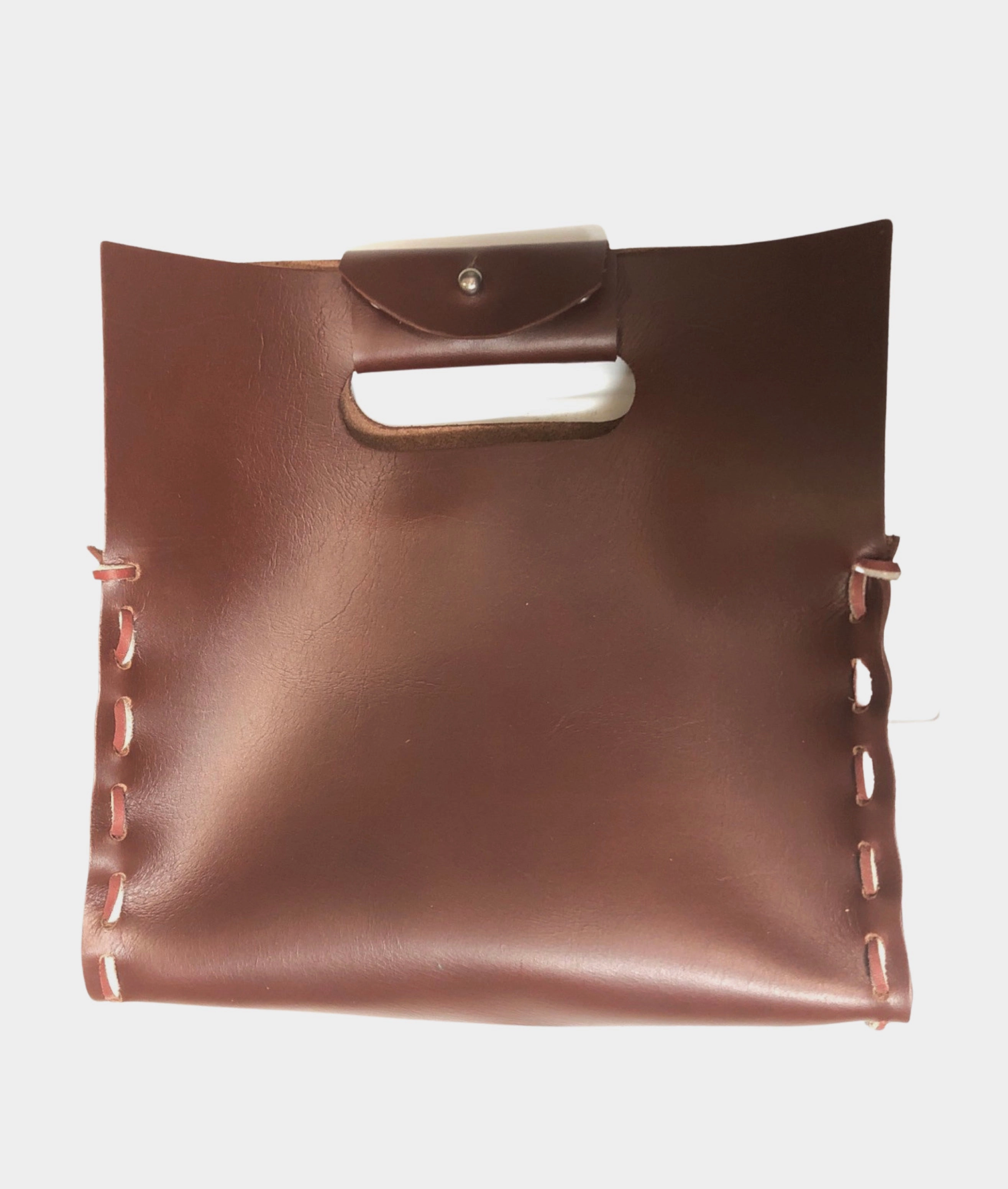B48 whipstitch clutch