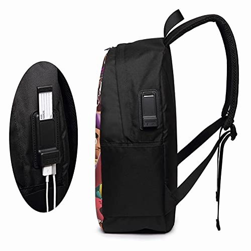 b-ra-wl s-ta-rs Student School Bag Laptop Backpack Casual Tourist Backpack For Men Women
