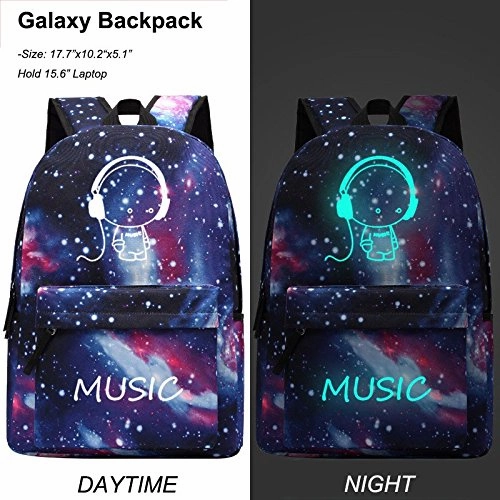 Backpack for School Boys Kids Galaxy Backpack Girls 15.6" Laptop Bookbag Travel Daypack
