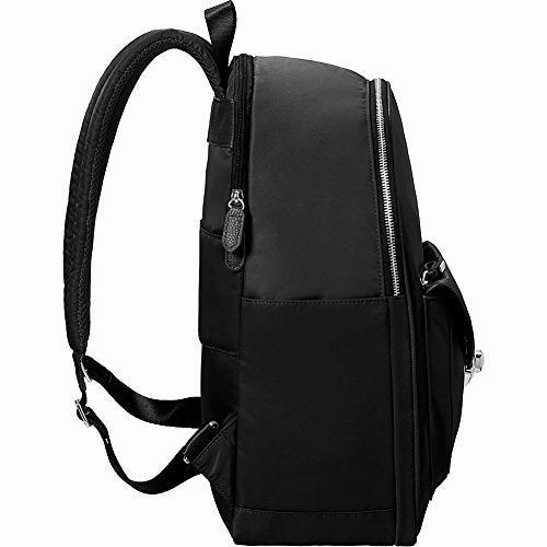 Baggallini Granada Laptop Backpack With Rfid, Navy Jacquard