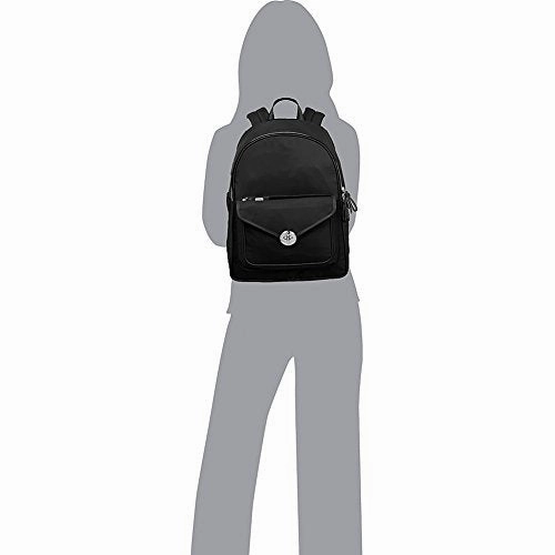 Baggallini Granada Laptop Backpack With Rfid, Navy Jacquard