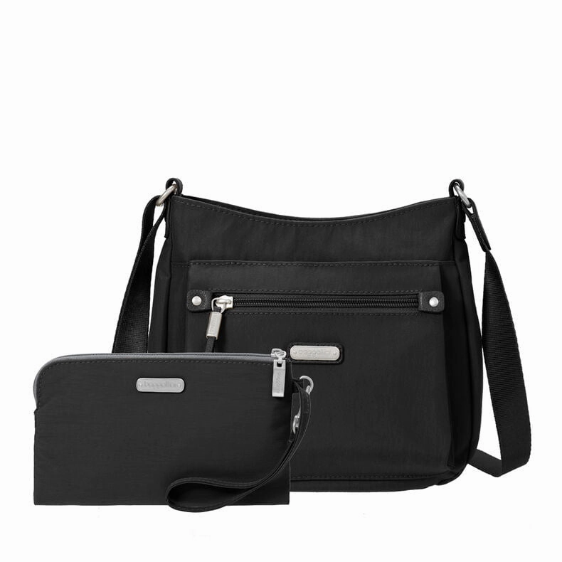 Baggallini Uptown Bagg With RFID Phone Wristlet