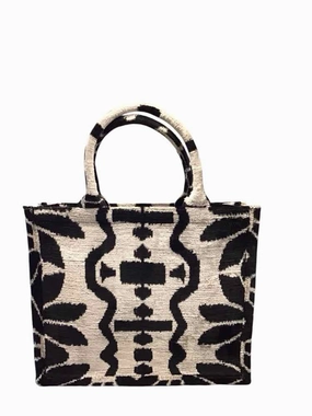 Baldiz Harper Tote Black & White Handbag