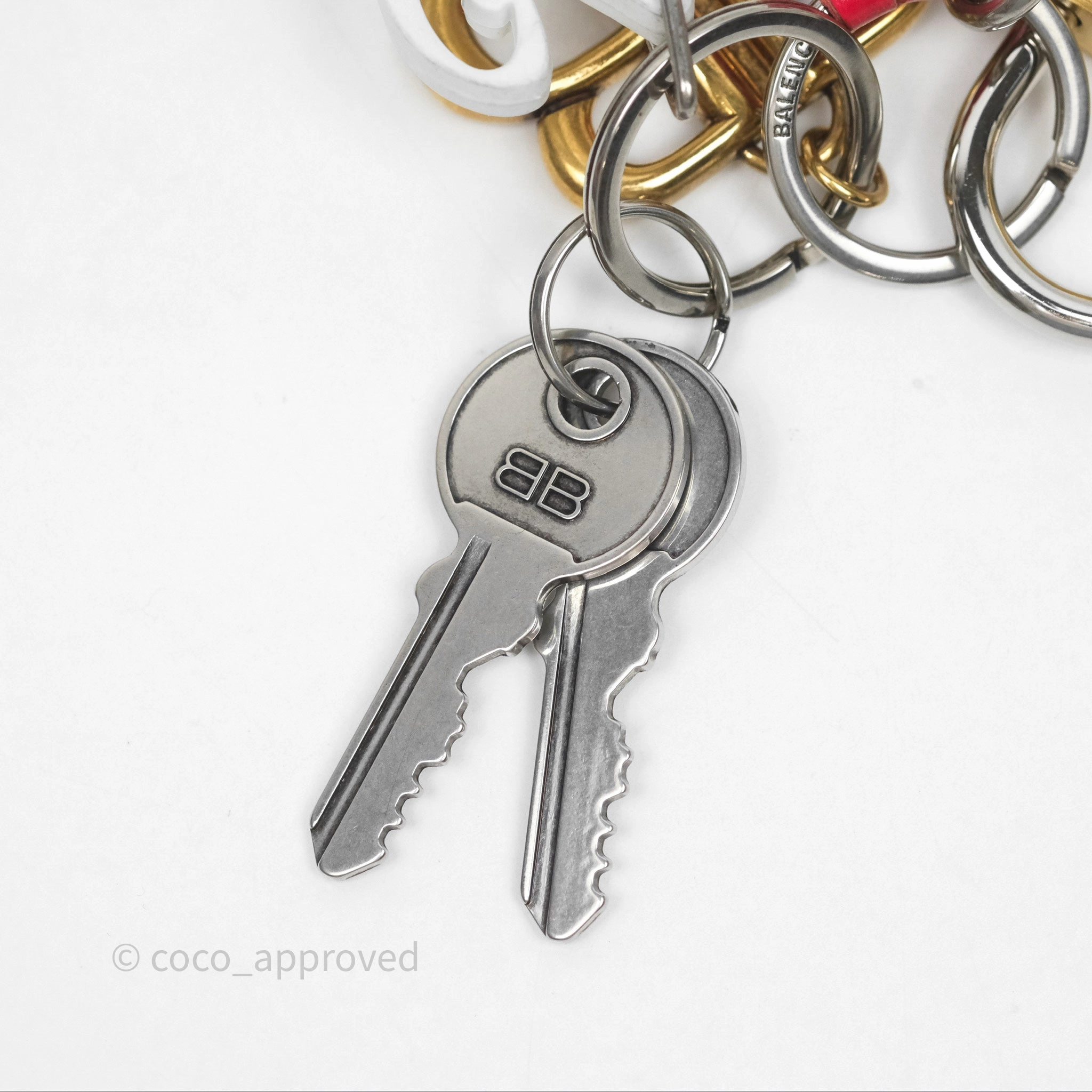 Balenciaga Heart / Lock / Keys Bag Charm