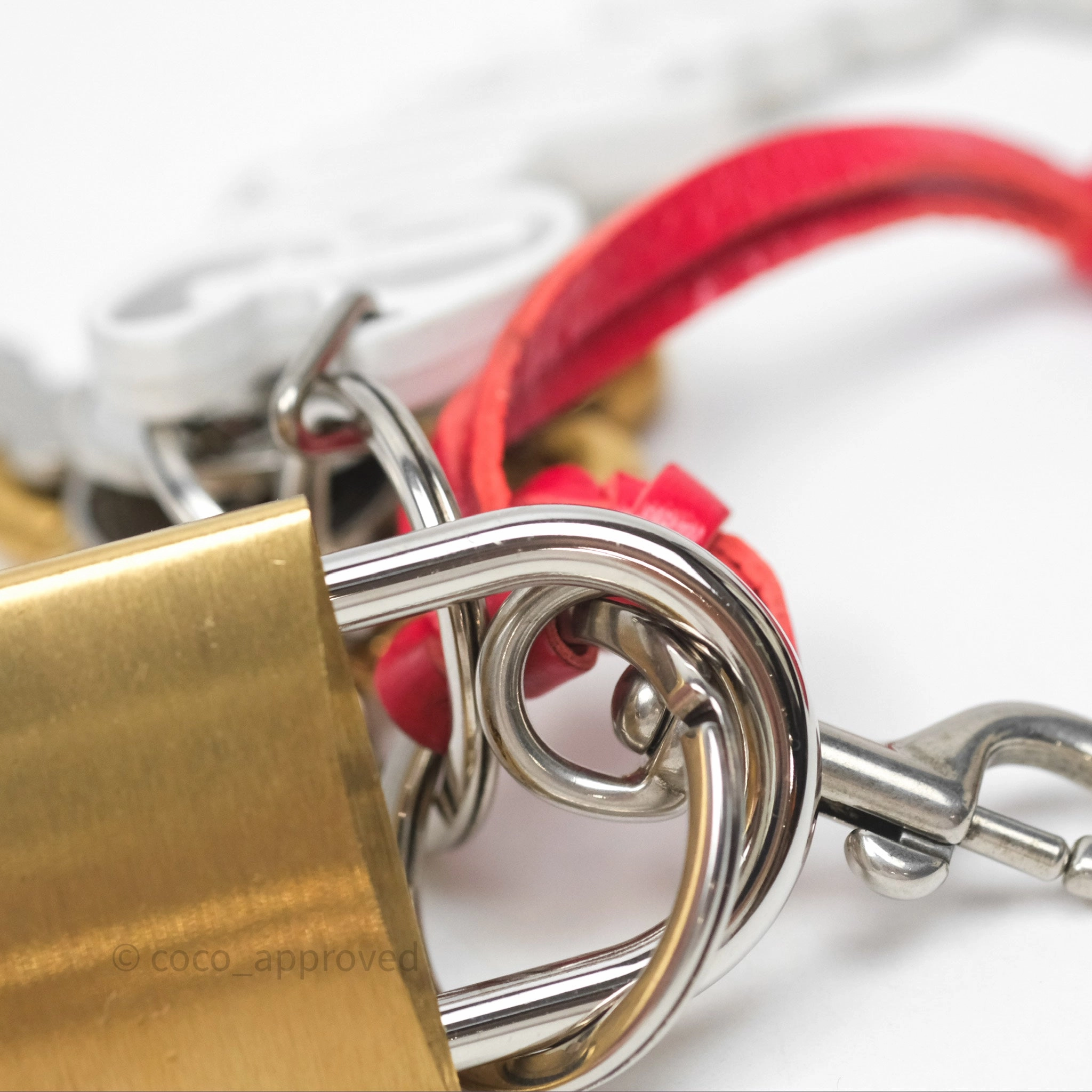 Balenciaga Heart / Lock / Keys Bag Charm