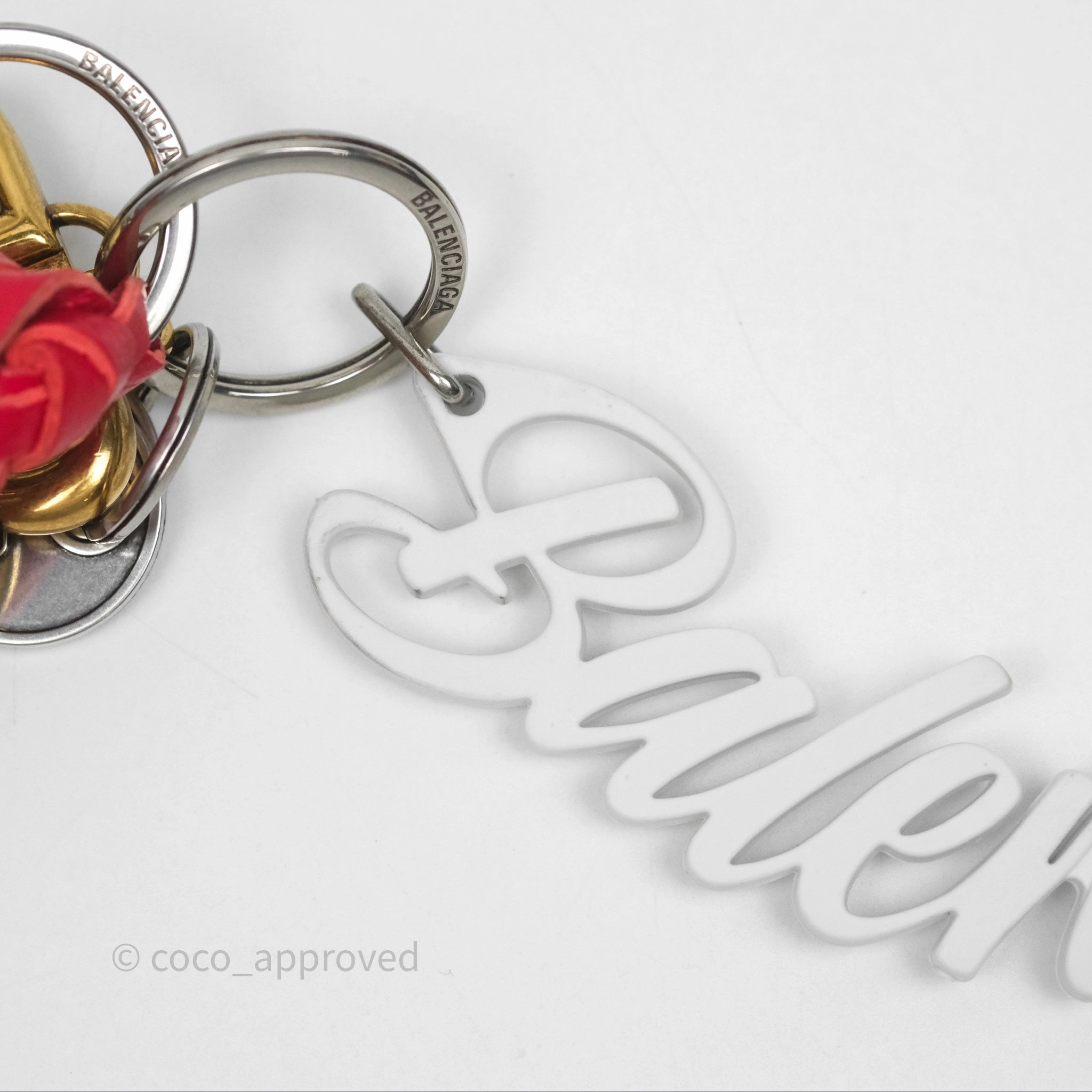 Balenciaga Heart / Lock / Keys Bag Charm