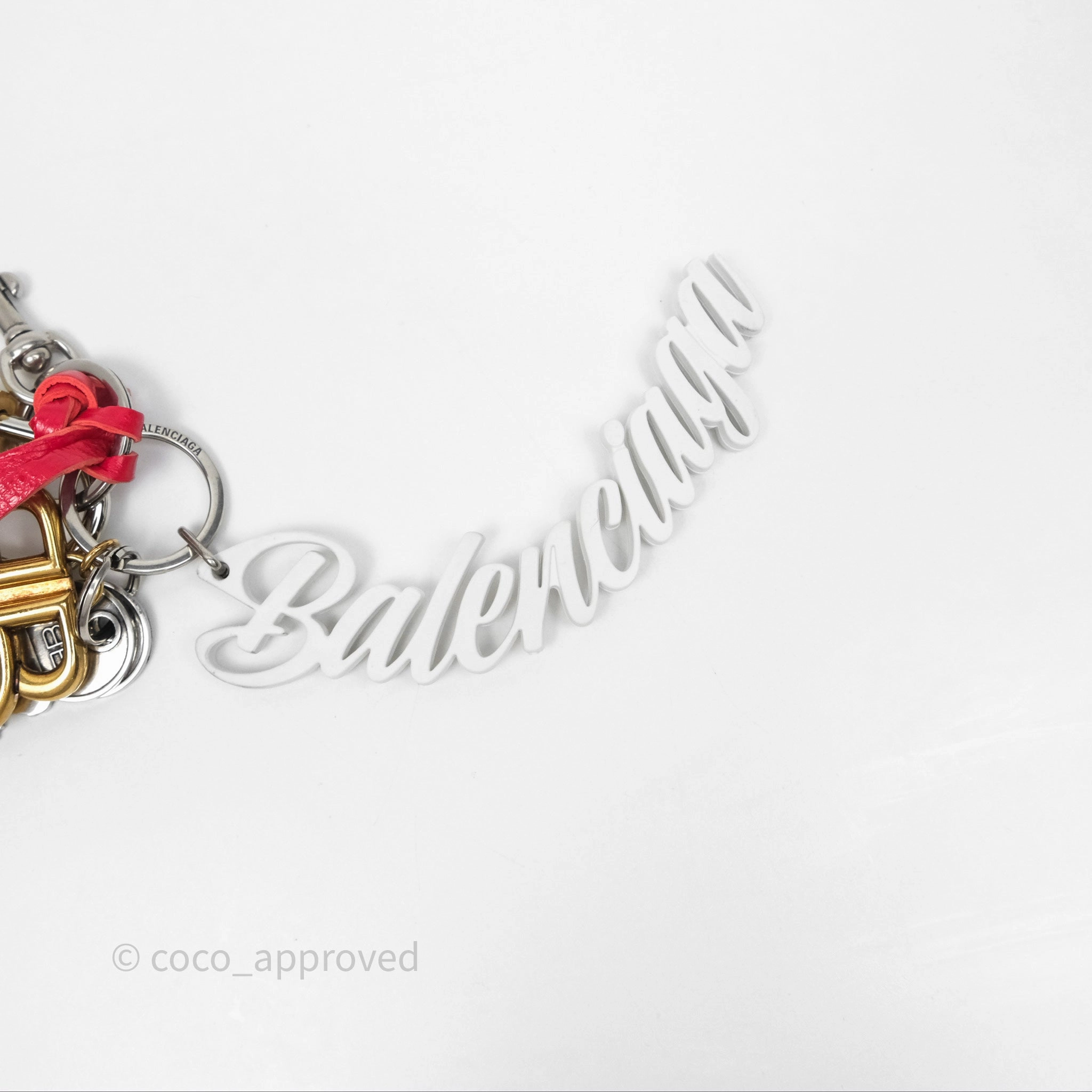 Balenciaga Heart / Lock / Keys Bag Charm