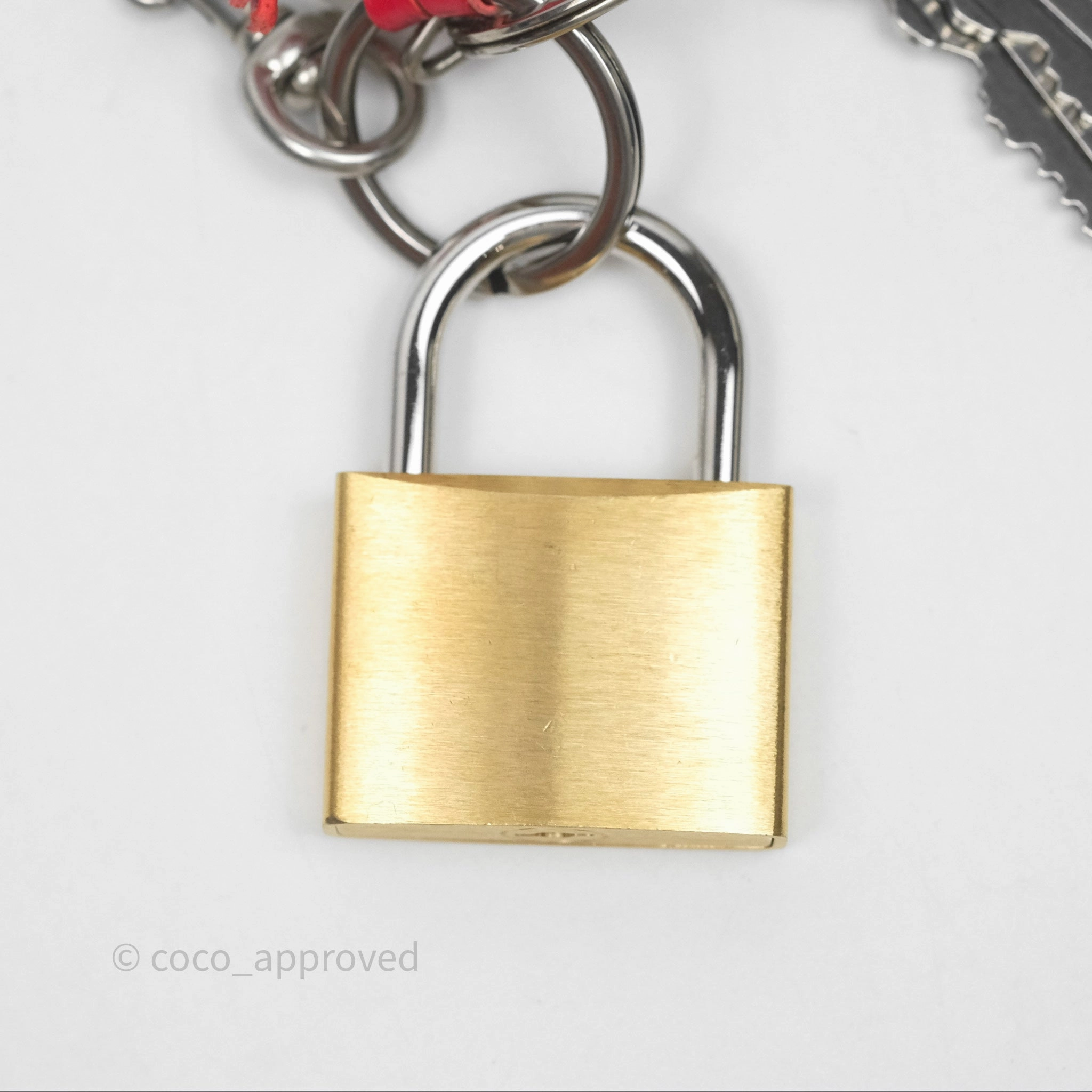 Balenciaga Heart / Lock / Keys Bag Charm