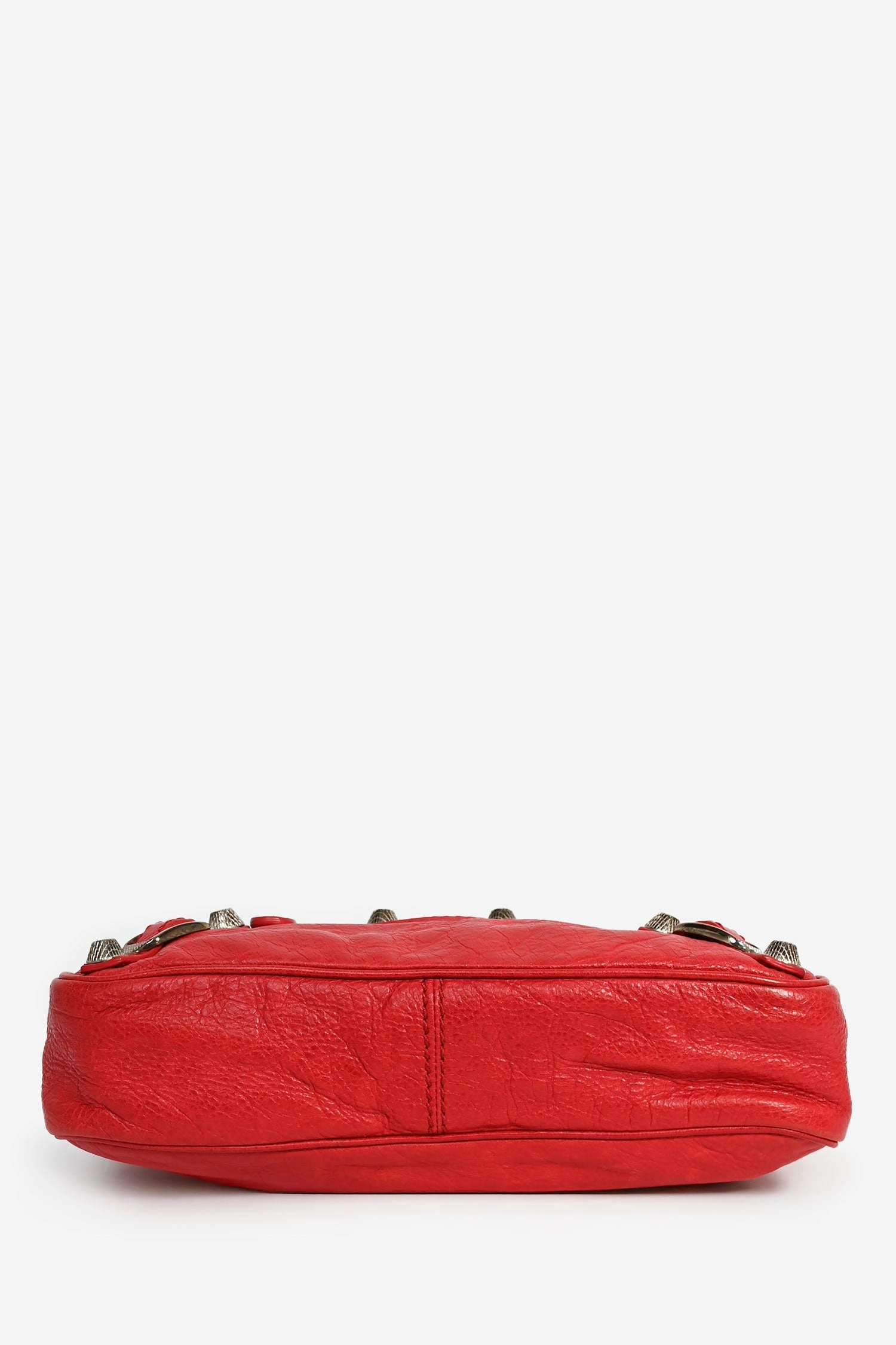 Balenciaga Red Leather 'Sac Mirior' Crossbody Bag