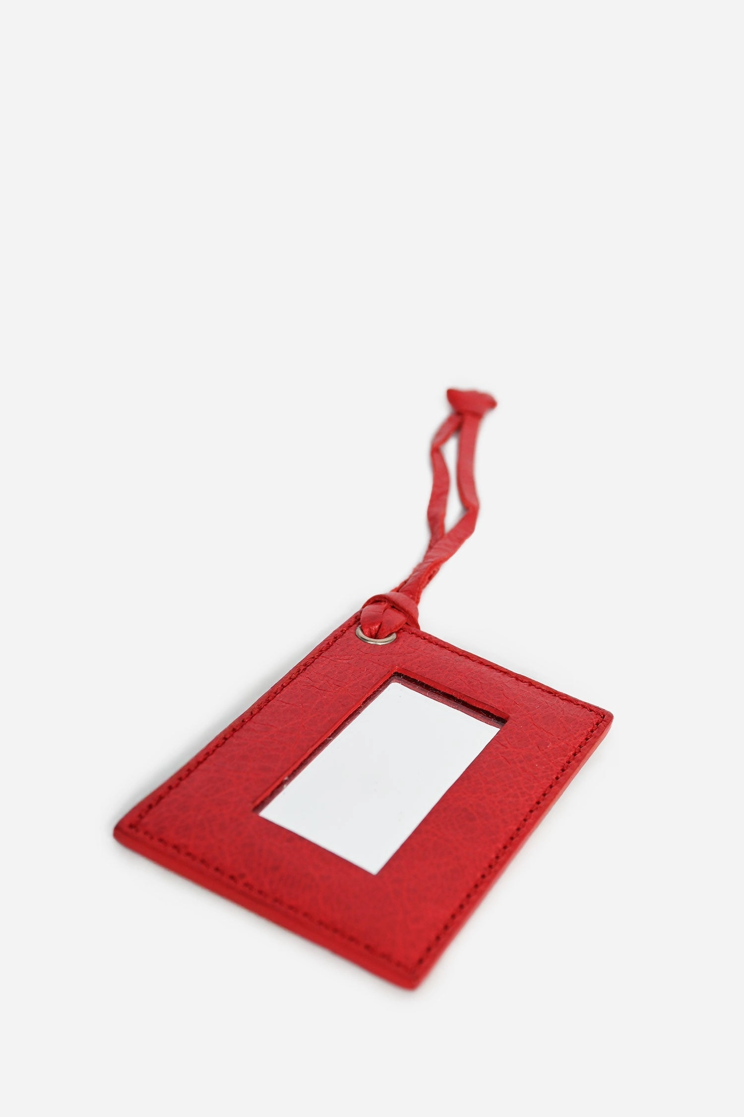 Balenciaga Red Leather 'Sac Mirior' Crossbody Bag