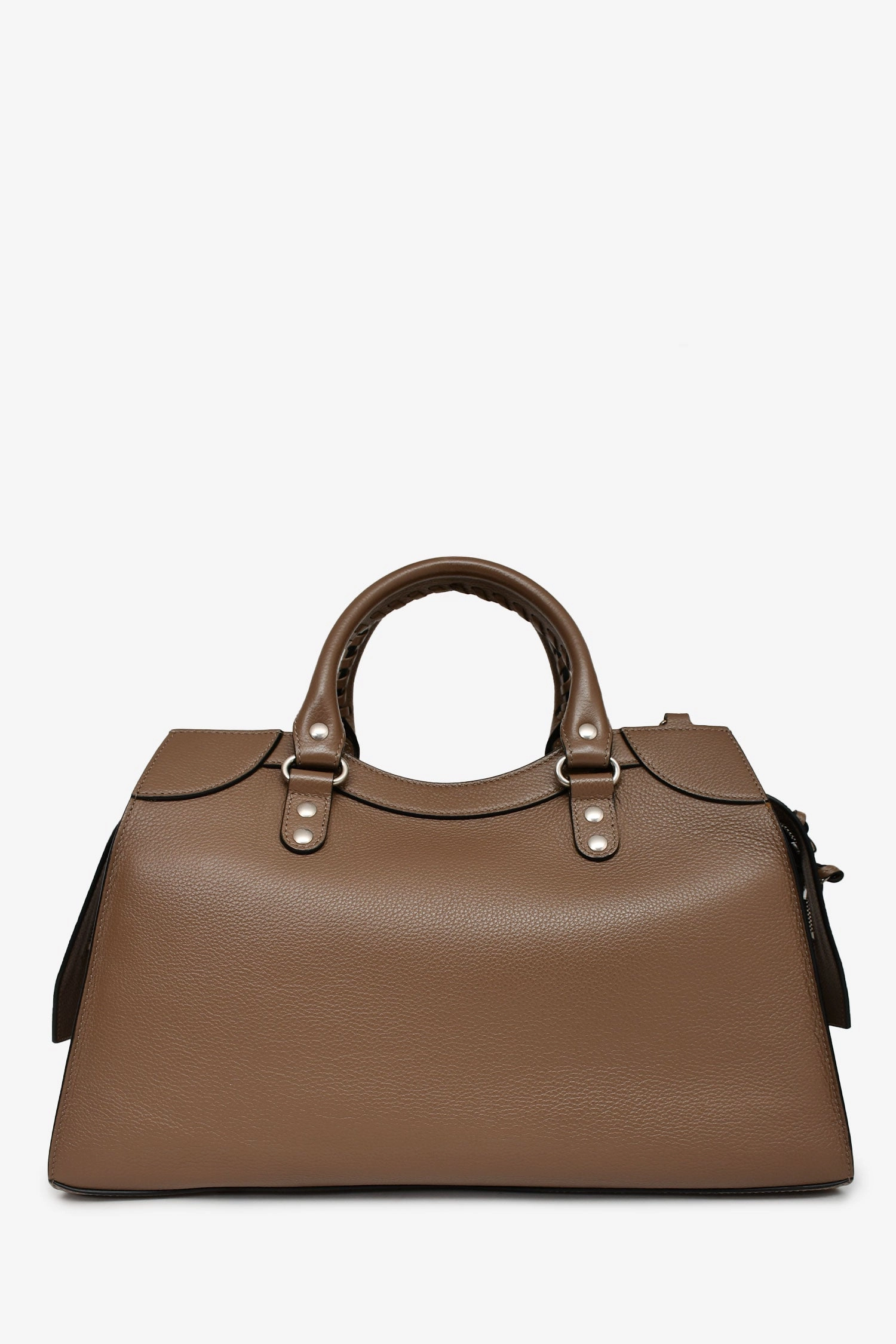 Balenciaga Taupe Leather Neo Classic City Bag