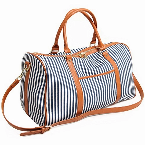 Baosha Hb-25 Ladies Women Canvas Holdalls Weekender Bag Travel Duffel Tote Bag Weekend Overnight