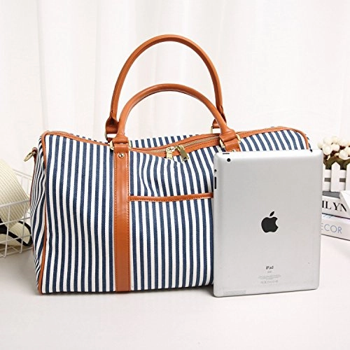 Baosha Hb-25 Ladies Women Canvas Holdalls Weekender Bag Travel Duffel Tote Bag Weekend Overnight