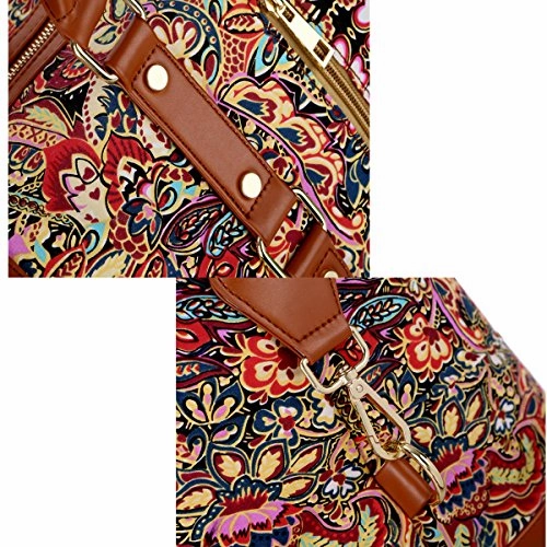 Baosha Oversized Hb-14 Travel Duffel Bag Carry On Weekender Overnight Bag For Women (Multicolour)