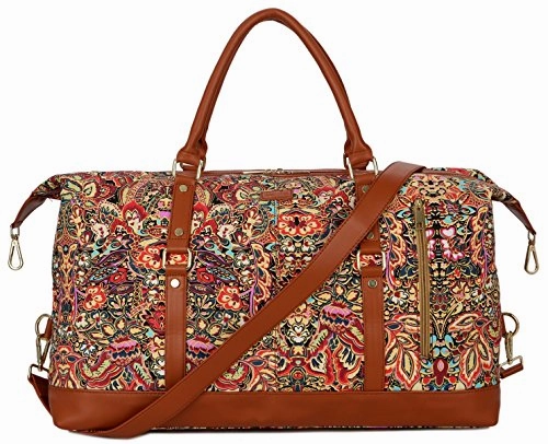 Baosha Oversized Hb-14 Travel Duffel Bag Carry On Weekender Overnight Bag For Women (Multicolour)