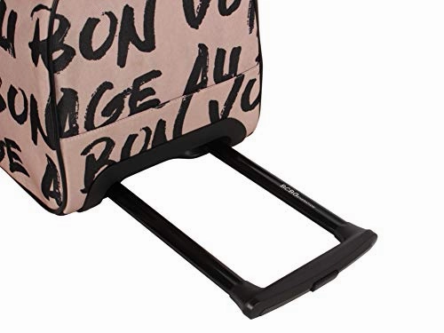 BCBGeneration BCBG Luggage PERF-ECT Wheeled Duffel Carry On Bag (Perf-ECT Pink)