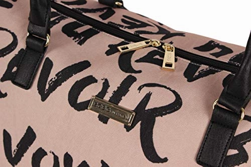 BCBGeneration BCBG Luggage PERF-ECT Wheeled Duffel Carry On Bag (Perf-ECT Pink)