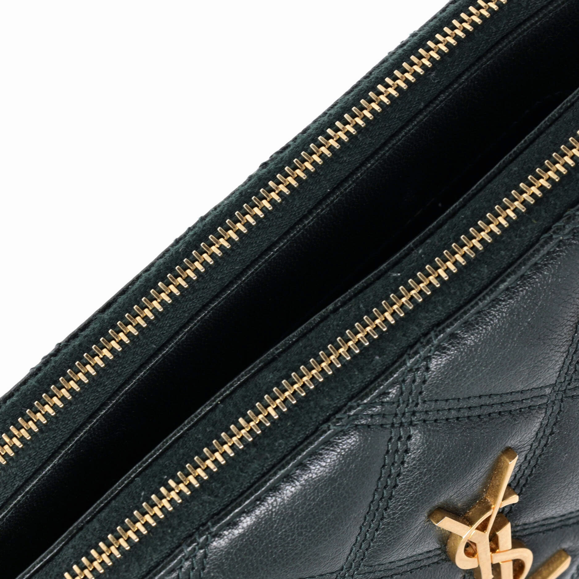 Becky Double Zip Crossbody Bag Quilted Leather Mini
