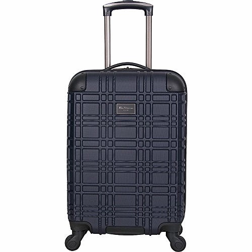 Ben Sherman Luggage Nottingham 20" Embossed PAP 4-Wheel Carry-On (Light Silver)