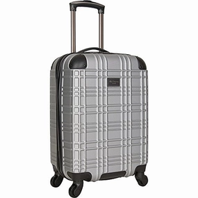 Ben Sherman Luggage Nottingham 20" Embossed PAP 4-Wheel Carry-On (Light Silver)