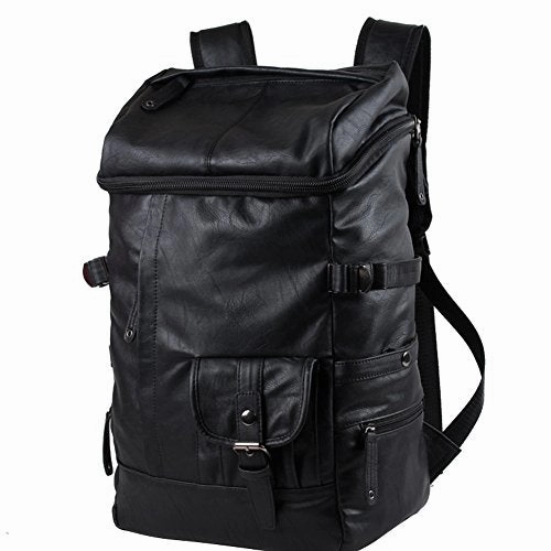 Berchirly Mens Large Laptop Backpack Outdoor Camping Hiking Daypack Travel Rucksack Black