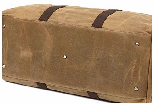 Berchirly Travel Duffel Bag Large Canvas Sports Hand Bags Vintage Weekender Luggage Bag