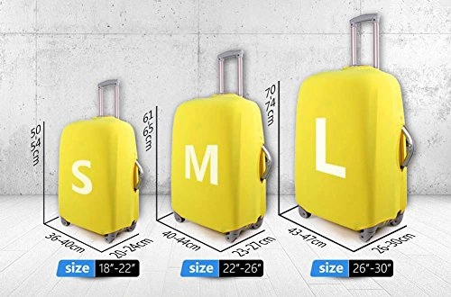 BIGCARJOB Japan Style Protect Luggage Cover Fashion Covers Tsa Approved Durable Suitcase Cloth with
