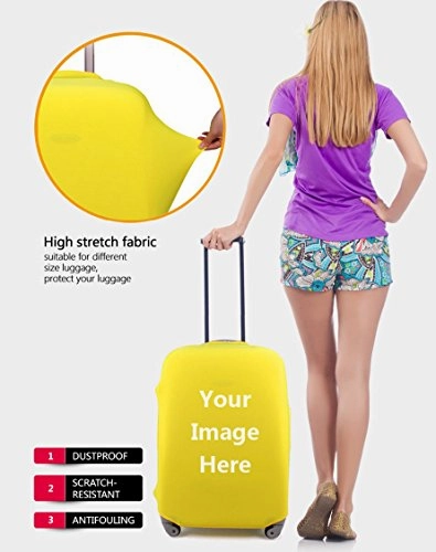 BIGCARJOB Japan Style Protect Luggage Cover Fashion Covers Tsa Approved Durable Suitcase Cloth with