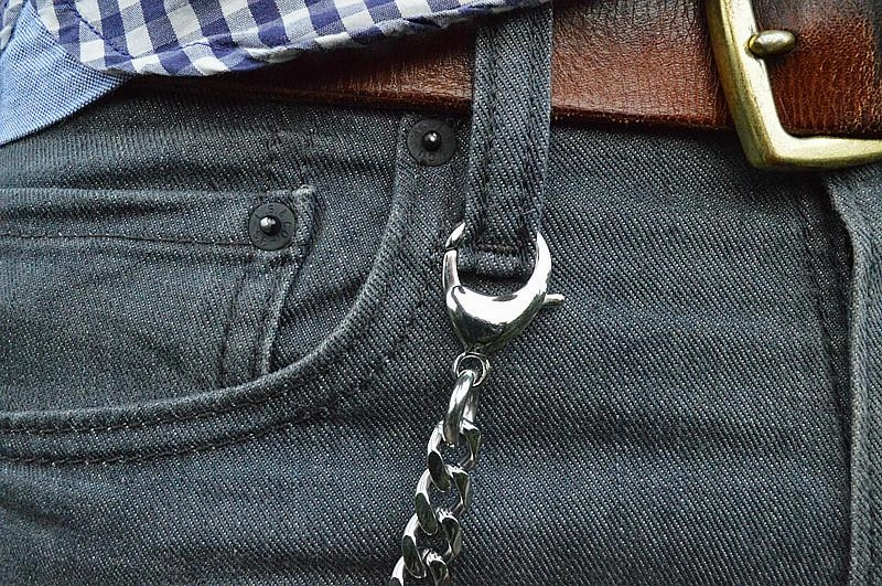 Biker Wallet Chain Stainless Steel Wallet Chain 18'' Pants Chain Jeans Chain Jean Chain For Women