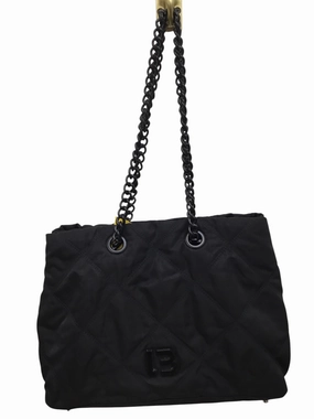 Bimba y Lola Shopping Fever Tote Black Handbag