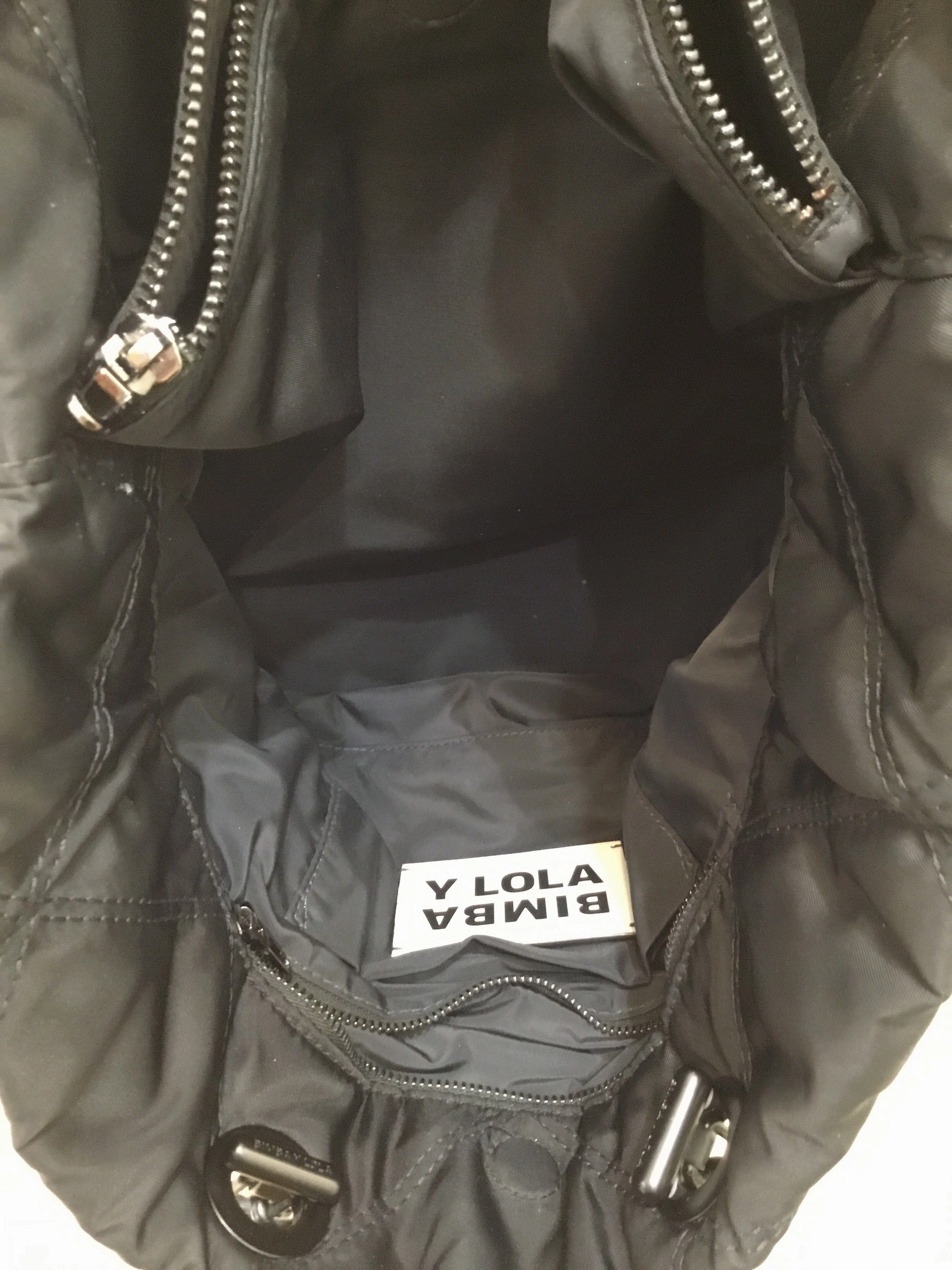 Bimba y Lola Shopping Fever Tote Black Handbag