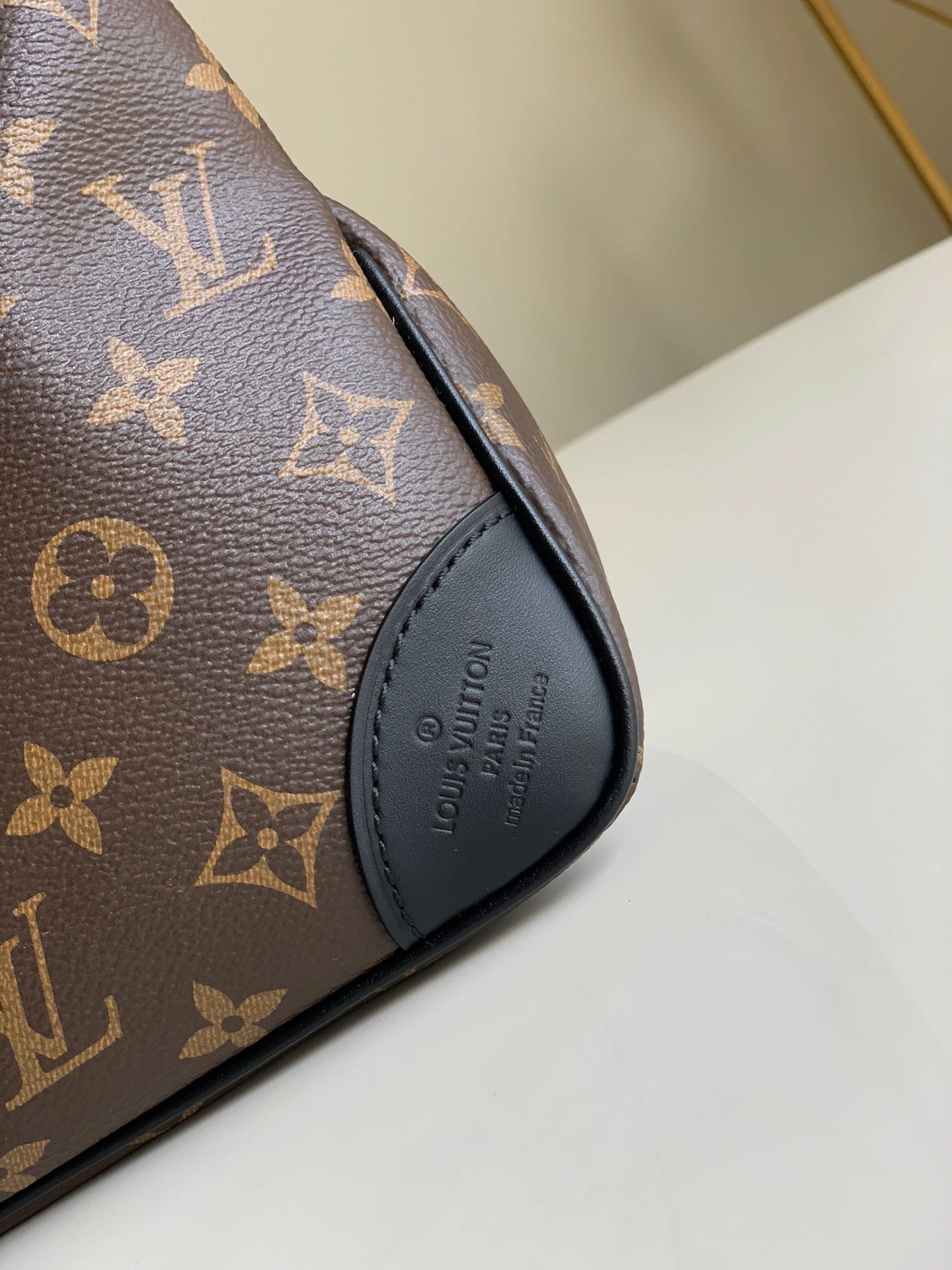 Black Monogram Odon PM Bag Leather Crossbody Bag for Women