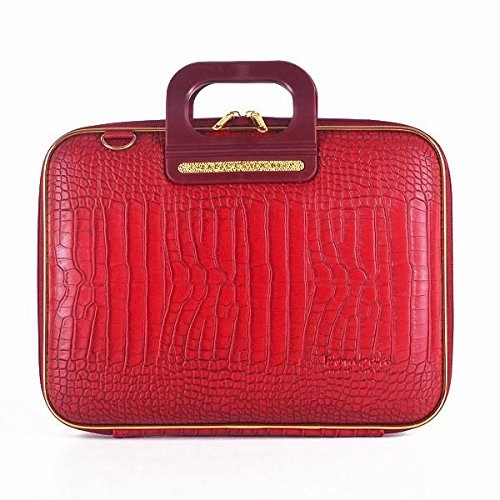 Bombata Gold Cocco 15-Inch Briefcase (Red)