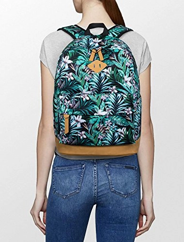 Bookbag For Teens, Floral Backpacks College Laptop Daypack Travel Bags By Leaper (Large, Floral )