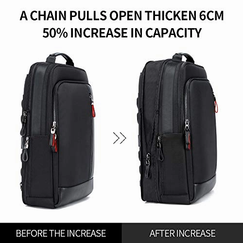 Bopai Intelligent Increase Backpack and Anti-Theft Laptop Rucksack with USB Charging Business