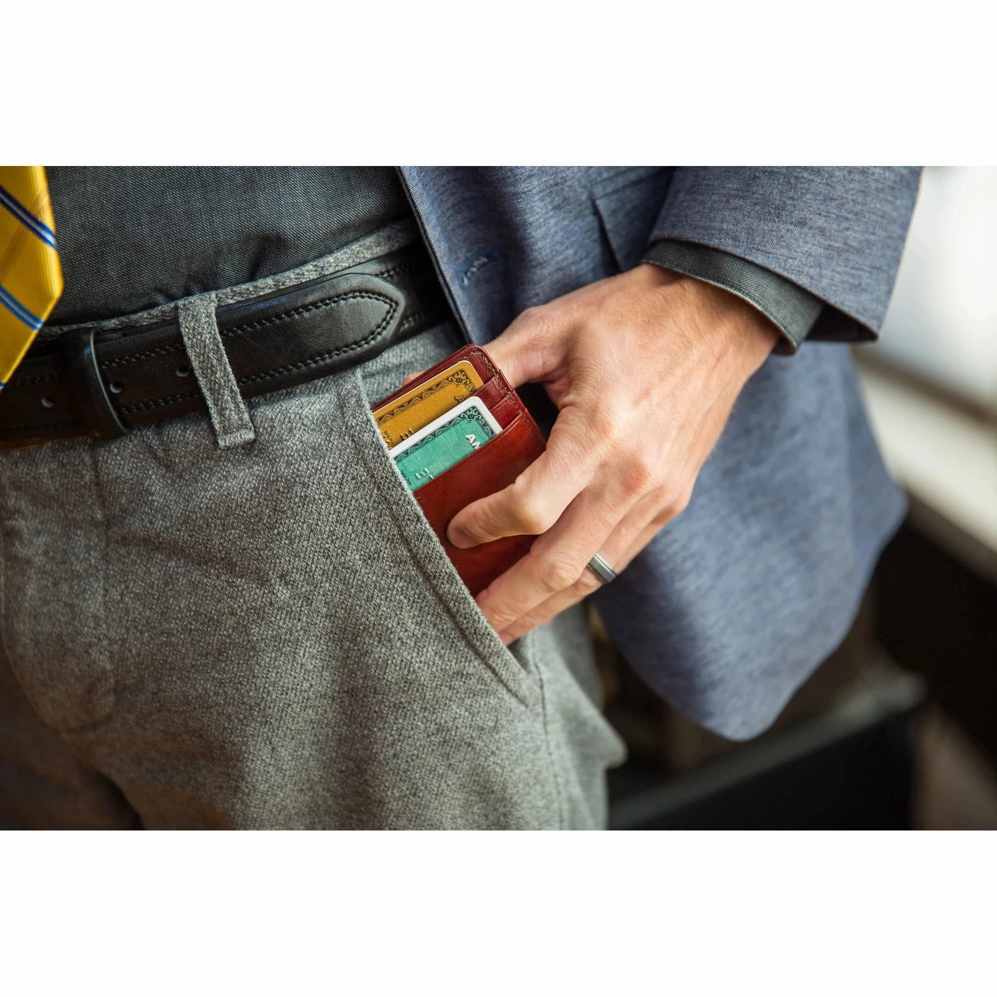 Bosca Old Leather Deluxe Front Pocket Wallet