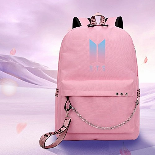 Bosunshine BTS Love Yourself V Suga Jin Jimin Jung Kook Casual Backpack Daypack Laptop Bag