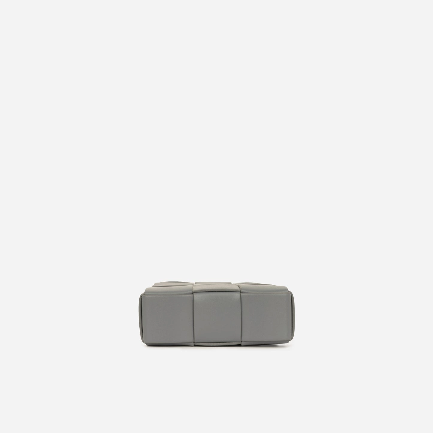 Bottega Veneta - Mini Cassete Tote - Grey Intrecciato SHW - Pre-Loved