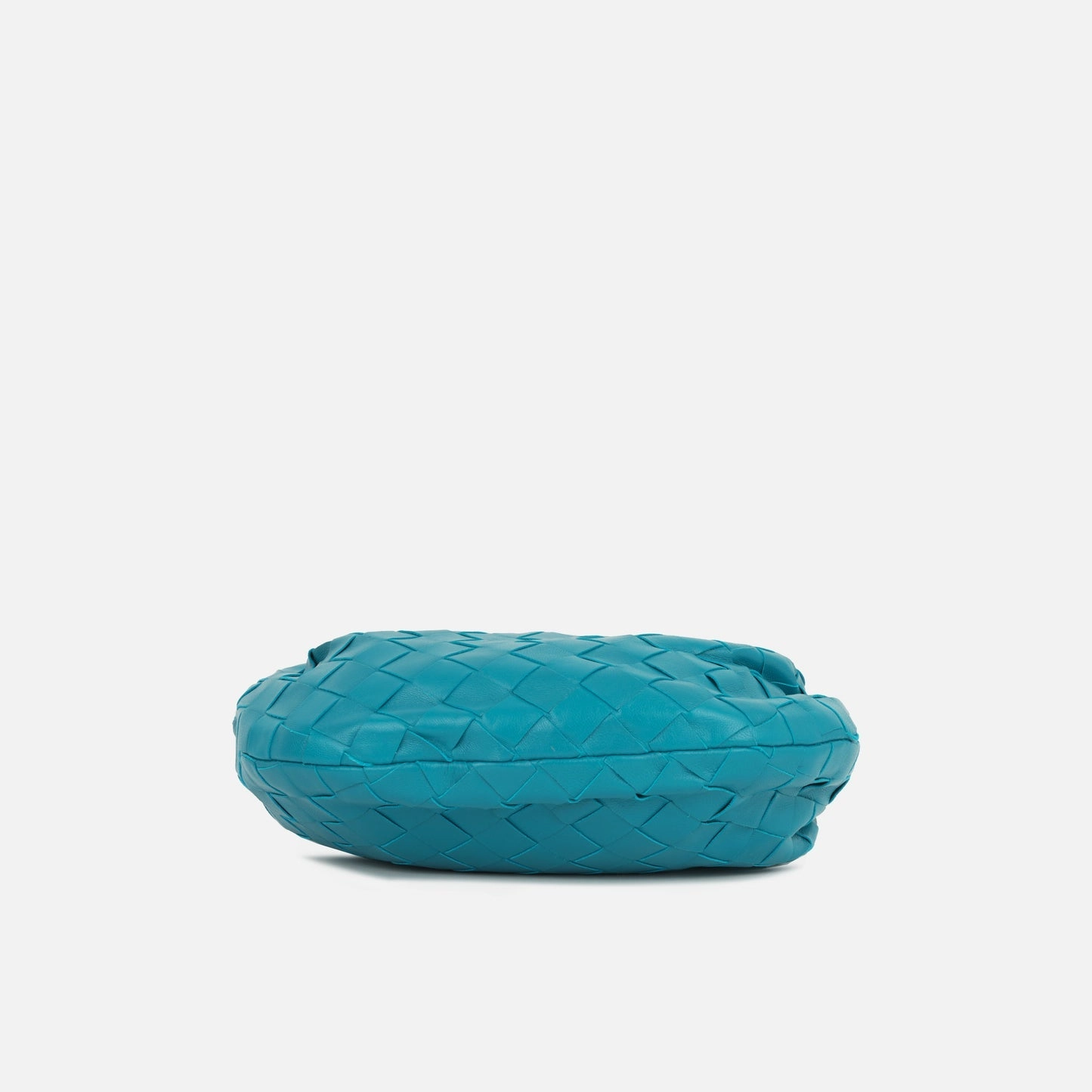 Bottega Veneta - Mini Jodie - Teal lambskin Intrecciato GHW - Pristine