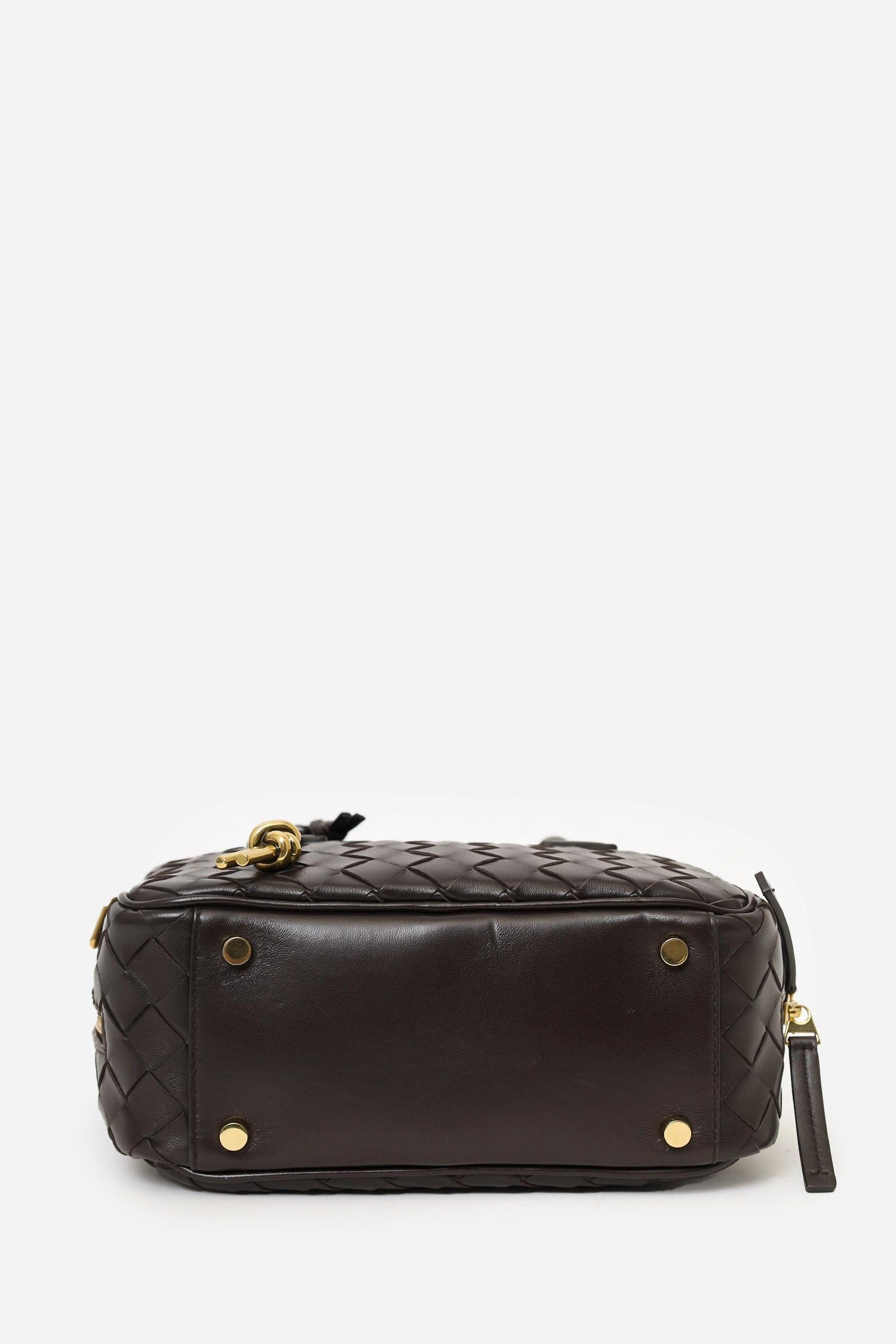Bottega Veneta Brown Intrecciato Leather Getaway Crossbody Bag