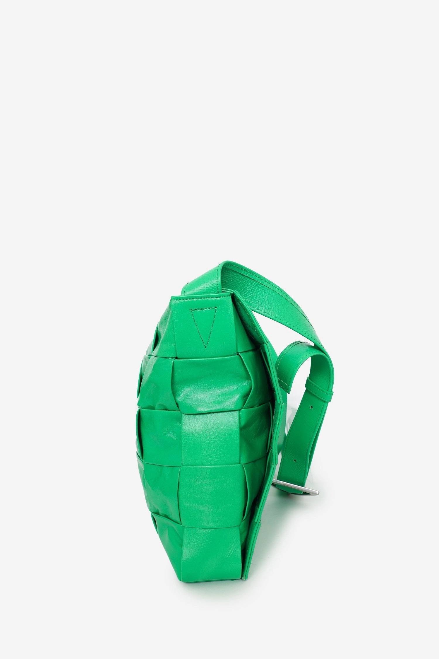 Bottega Veneta Green Maxi Intrecciato Cassette Crossbody Bag
