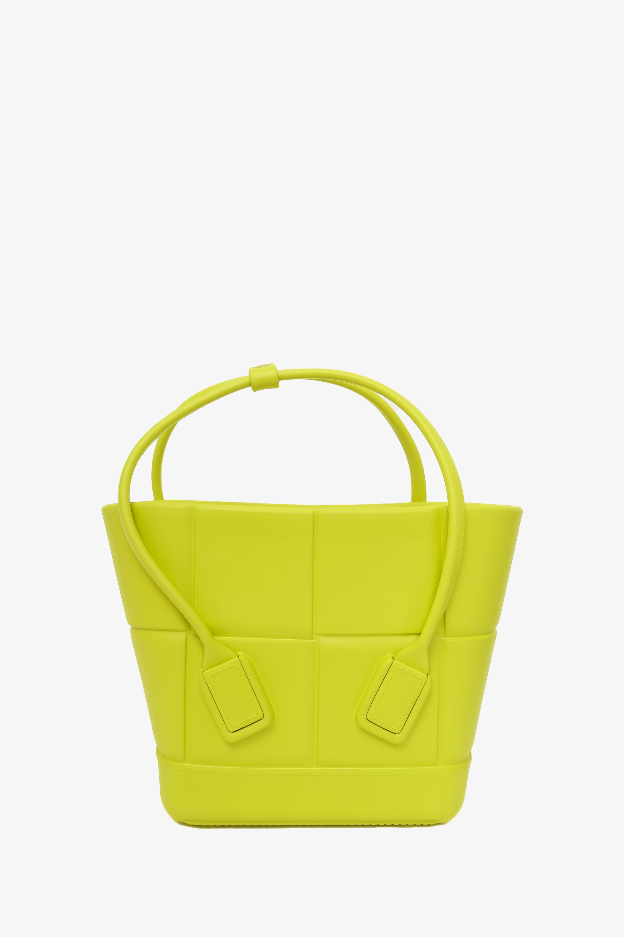 Bottega Veneta Kiwi Rubber Mini Arco Tote Bag