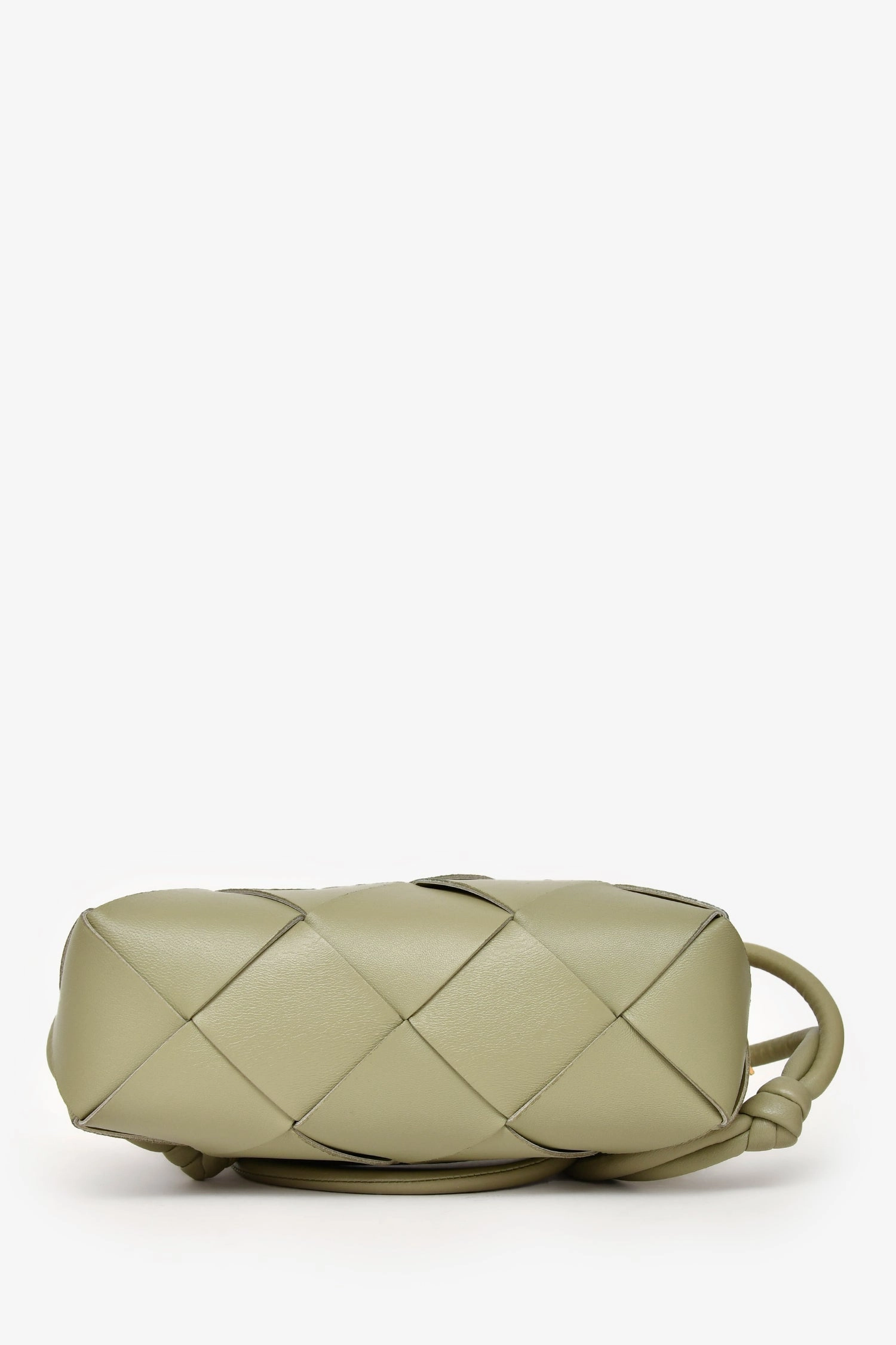 Bottega Veneta Sage Green Maxi Intrecciato 'Loop' Crossbody Bag