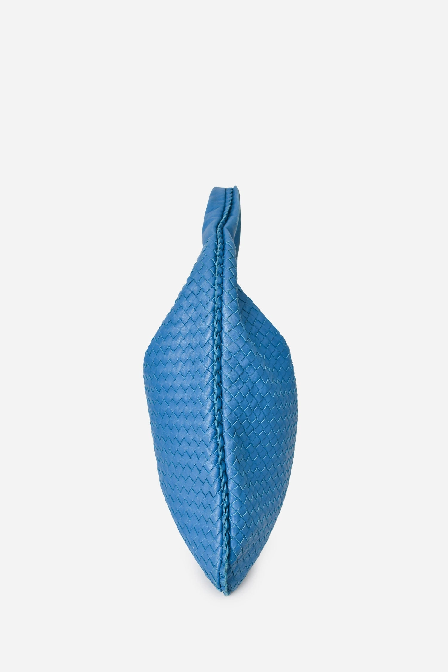 Bottega Veneta Teal Leather Extra Large Intrecciato Shoulder Bag